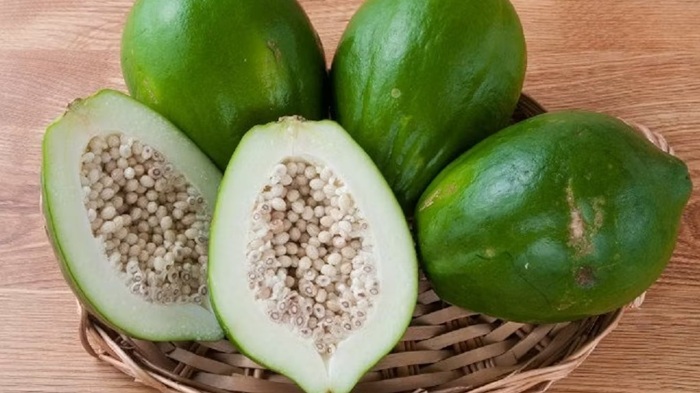 Không nên ăn đu đủ xanh vì chứa nhiều nhựa ảnh hưởng đến dạ dày