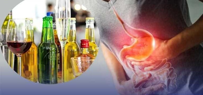 Uống rượu có thể gây trào ngược dạ dày 