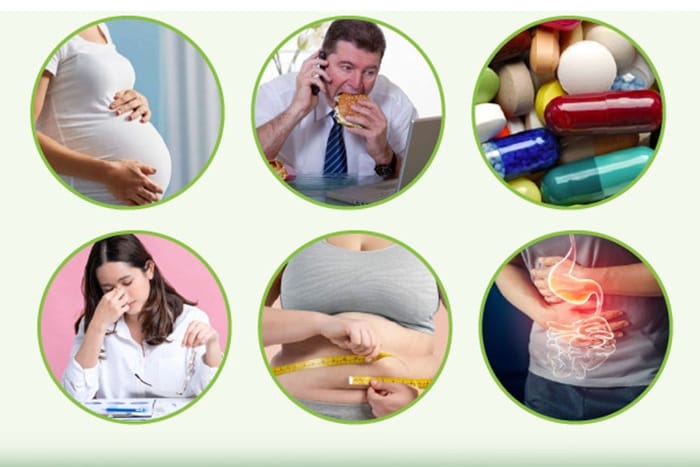 Có nhiều nguyên nhân dẫn tới bị trào ngược dạ dày