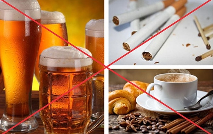 Hạn chế rượu bia, chất kích thích khi bị trào ngược dạ dày