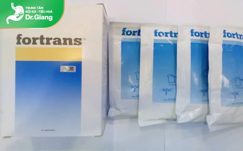 Thuốc xổ Fortrans làm sạch ruột