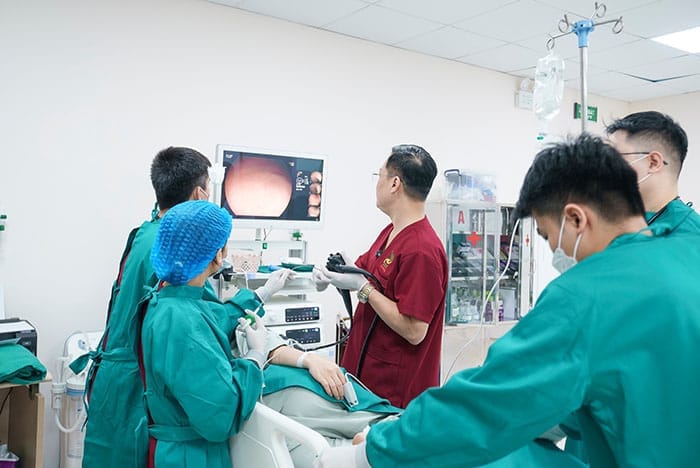 Nội soi gây mê giúp khách hàng cảm thấy thoải mái, không gây đau đớn