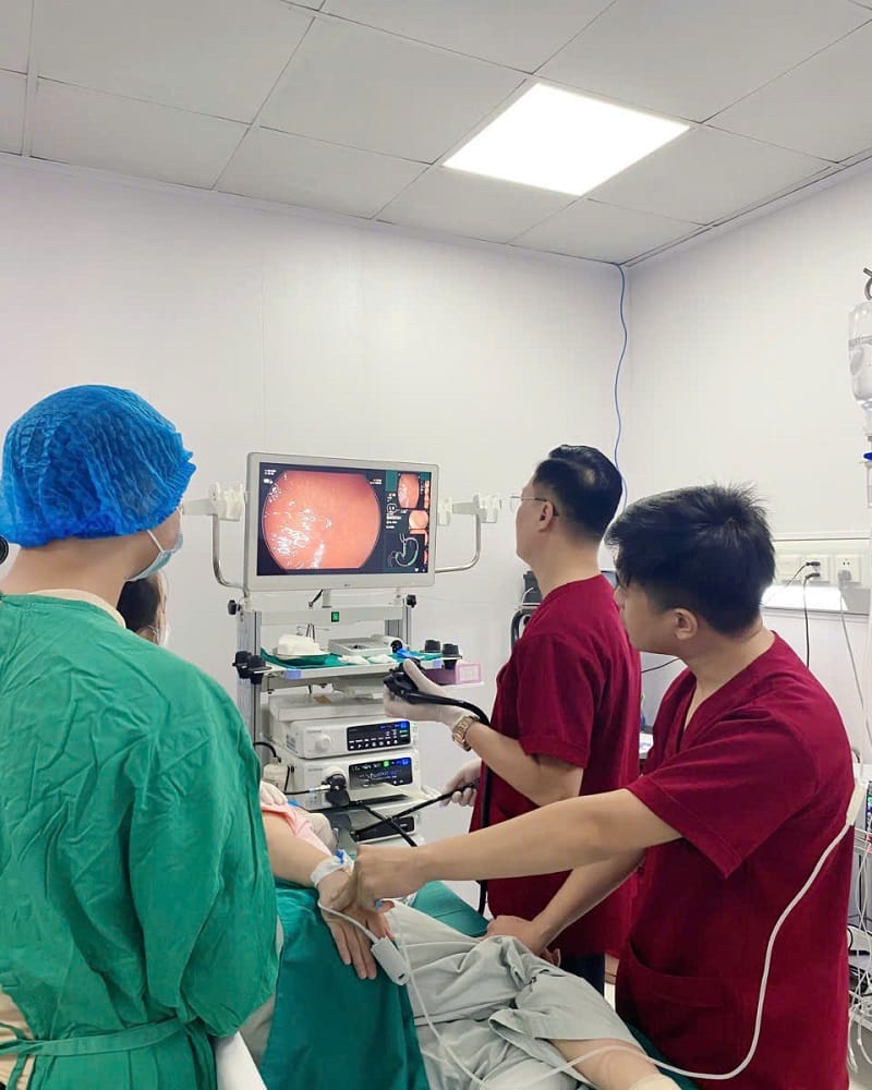 Nội soi đại tràng bằng phương pháp gây mê tại Bác sĩ Giang