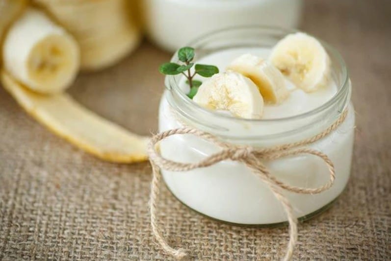 Kết hợp ăn sữa chua với chuối